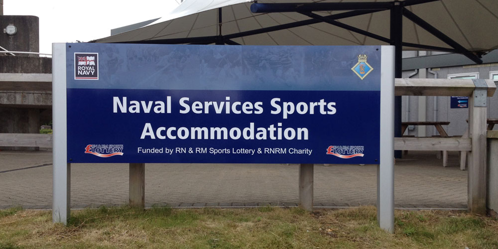 Royal Navy Sports Outdoor Sign